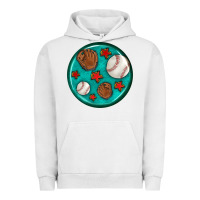 Pigment Lunar Rock baseball with sunflower round earrings Urban Hoodie - BundleAndBundleShop