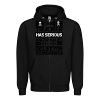 Black TRUCKER Zipper Hoodie - Bettercallsaul
