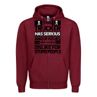 Burgundy TRUCKER Zipper Hoodie - Bettercallsaul
