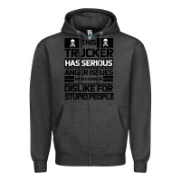 Charcoal Heather TRUCKER Zipper Hoodie - Bettercallsaul