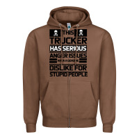 Chestnut TRUCKER Zipper Hoodie - Bettercallsaul