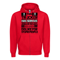 Red TRUCKER Zipper Hoodie - Bettercallsaul