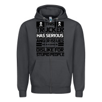 Smoke TRUCKER Zipper Hoodie - Bettercallsaul
