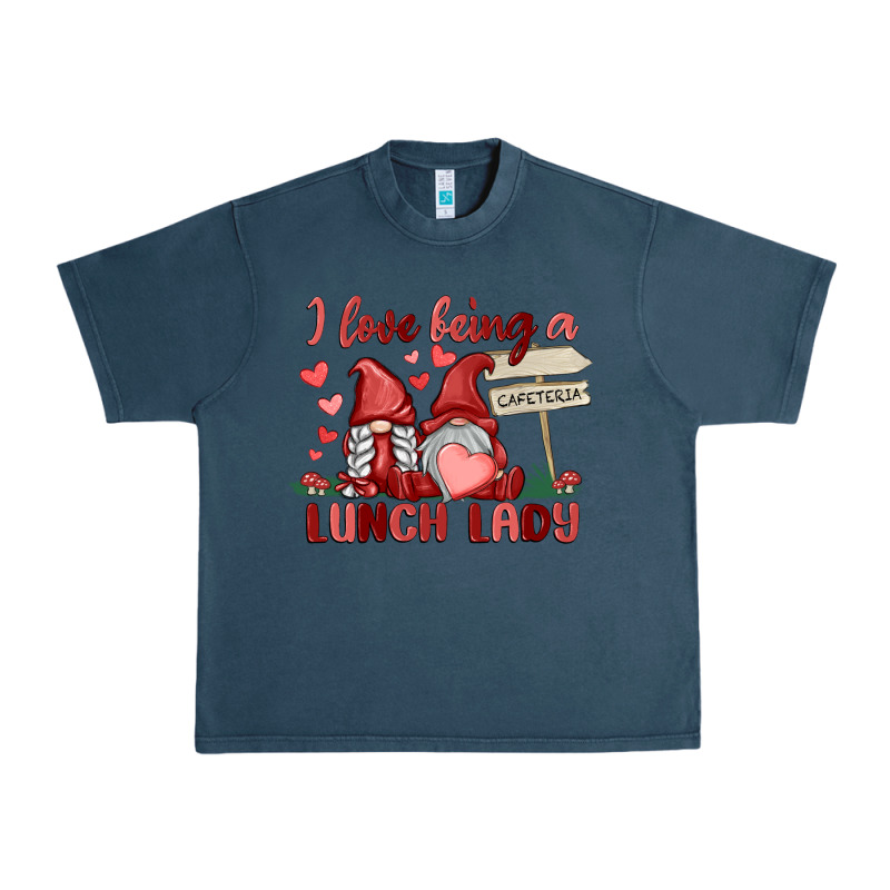 I Love Being A Lunch Lady Urban Heavy Tee by MaliasSmallBusiness | Teevron