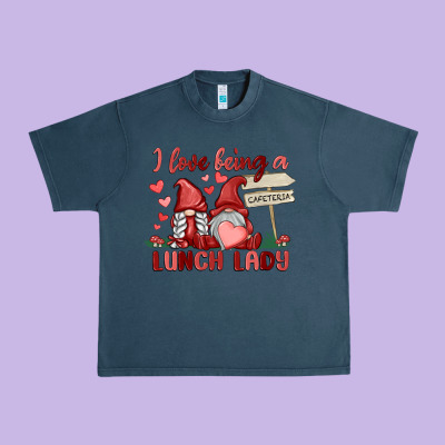I Love Being A Lunch Lady Urban Heavy Tee Designed By Maliassmallbusiness