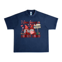 Navy i love being a lunch lady Urban Heavy Tee - MaliasSmallBusiness