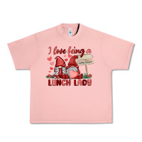 Salmon i love being a lunch lady Urban Heavy Tee - MaliasSmallBusiness