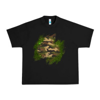 Black camouflage glitter patch Urban Heavy Tee - AdoDesignShop