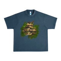 Midnight Navy camouflage glitter patch Urban Heavy Tee - AdoDesignShop