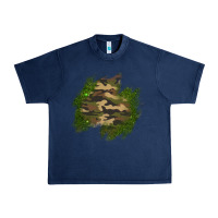Navy camouflage glitter patch Urban Heavy Tee - AdoDesignShop