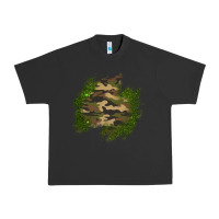 Pigment Black camouflage glitter patch Urban Heavy Tee - AdoDesignShop