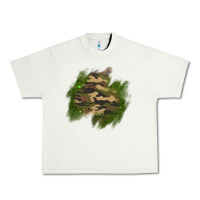 Pistachio camouflage glitter patch Urban Heavy Tee - AdoDesignShop