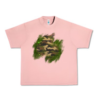 Salmon camouflage glitter patch Urban Heavy Tee - AdoDesignShop