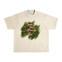 Sandshell camouflage glitter patch Urban Heavy Tee - AdoDesignShop