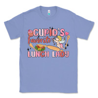 Colony Blue cupid's favorite lunch lady Classic Tee - MaliasSmallBusiness