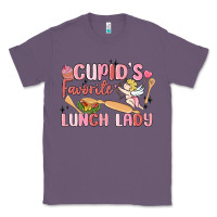 Lavender cupid's favorite lunch lady Classic Tee - MaliasSmallBusiness