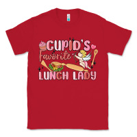 Red cupid's favorite lunch lady Classic Tee - MaliasSmallBusiness