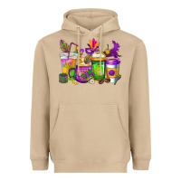 Mushroom mardi gras coffee cups cowgirl Heavyweight Hoodie - CowGirlArtShop