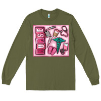 Army Green nurse Long Sleeve Tee - MaliasSmallBusiness