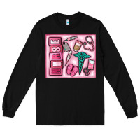 Black nurse Long Sleeve Tee - MaliasSmallBusiness
