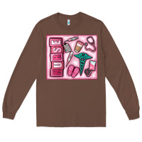 Chestnut nurse Long Sleeve Tee - MaliasSmallBusiness