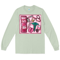 Matcha nurse Long Sleeve Tee - MaliasSmallBusiness