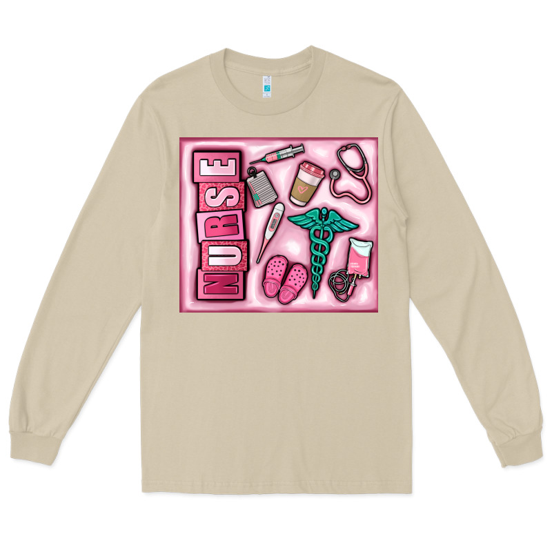 Nurse Long Sleeve Tee by MaliasSmallBusiness | Teevron