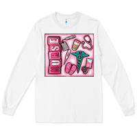 White nurse Long Sleeve Tee - MaliasSmallBusiness