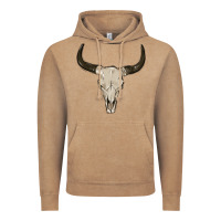 Vintage Coffee cow skul Vintage Hoodie - MaliasSmallBusiness