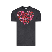 Vintage Black dog valentine Vintage Tee - MaliasSmallBusiness