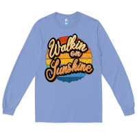 Colony Blue Walking on Sunshine Long Sleeve Tee - JahusDesignShop