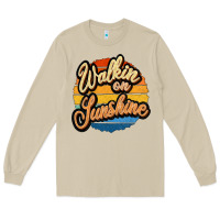 Mushroom Walking on Sunshine Long Sleeve Tee - JahusDesignShop