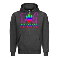 Charcoal Heather Dog Mom Zipper Hoodie - Bettercallsaul