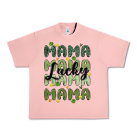 Salmon lucky mama Urban Heavy Tee - MaliasSmallBusiness