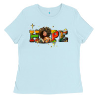 Baby Blue hope juneteenth Ladies Tee - AdoDesignShop