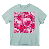 Arona valentines day all dress up roses seamless pattern Heavy Core Tee - BundleAndBundleShop