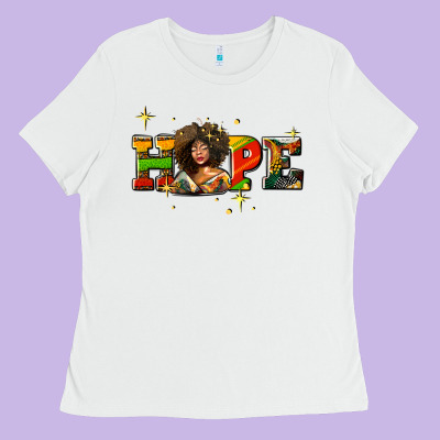 Hope Juneteenth Ladies Tee Designed By Adodesignshop
