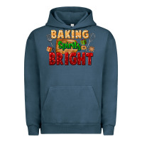 Pigment Midnight Navy baking spirits bright Urban Hoodie - FaDigitalArtStudio