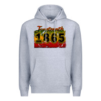 Heather Grey juneteenth 1865 Premium Hoodie - CowGirlArtShop