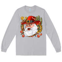 Moon Dust Cowboy Santa Long Sleeve Tee - NancyCooperArtShop