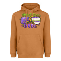 Meerkat mardi gras dude Heavyweight Hoodie - CowGirlArtShop