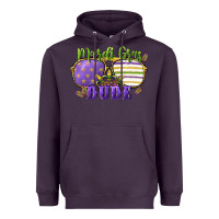 Plum mardi gras dude Heavyweight Hoodie - CowGirlArtShop