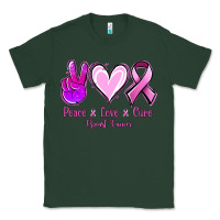 Sports Green Peace love cure Breast Cancer Classic Tee - NancyCooperArtShop