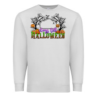 Dove Grey days till halloween Premium Sweatshirt - CowGirlArtShop
