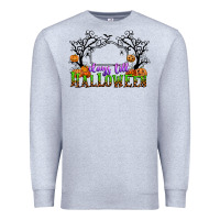 Heather Grey days till halloween Premium Sweatshirt - CowGirlArtShop
