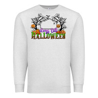 Oatmeal Heather days till halloween Premium Sweatshirt - CowGirlArtShop