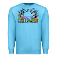 Ocean Blue days till halloween Premium Sweatshirt - CowGirlArtShop