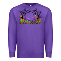 Purple days till halloween Premium Sweatshirt - CowGirlArtShop