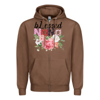 Chestnut Blessed Nana Gifts for Nana or Grandma Zipper Hoodie - Bettercallsaul