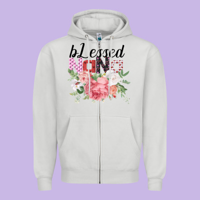 Blessed Nana Gifts For Nana Or Grandma Zipper Hoodie Designed By Bettercallsaul